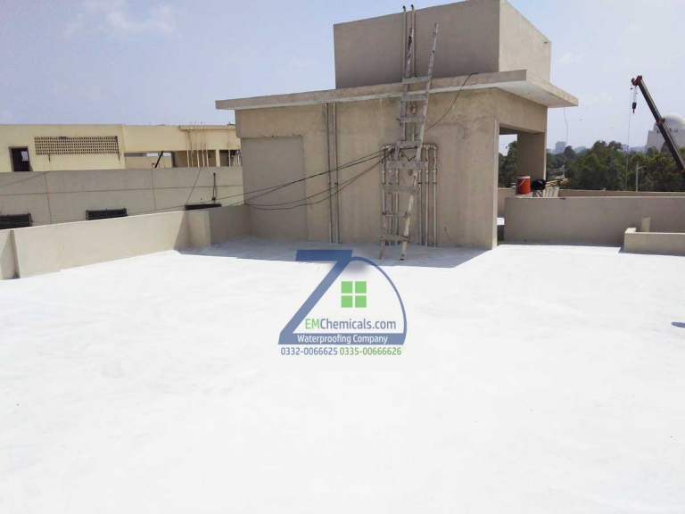 Roof Heat and Waterproofing Treatment at Jamshed Road