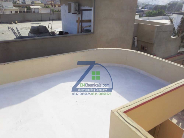 Roof Heat Proofing at Gulistan-e-Jauher