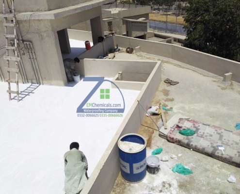 Roof Heat and Waterproofing Treatment at Jamshed Road