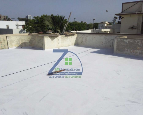 Roof Heat and Waterproofing at PECHS Karachi