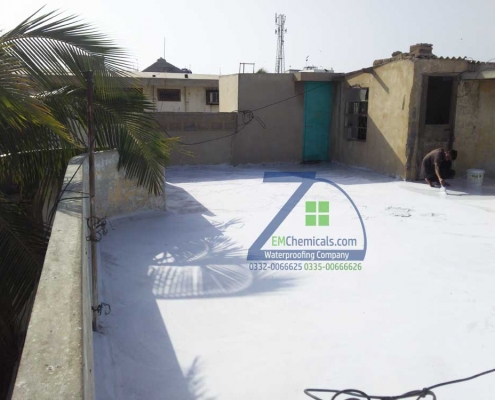 Roof Heat and Waterproofing at PECHS Karachi