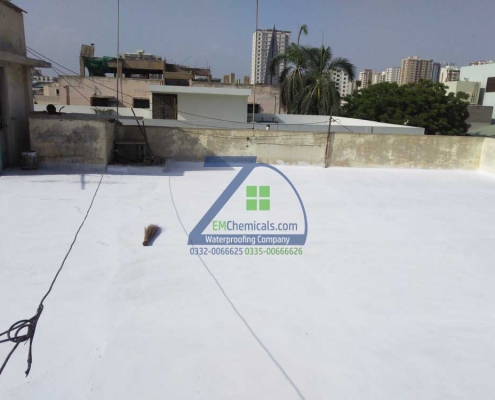 Roof Heat and Waterproofing at PECHS Karachi