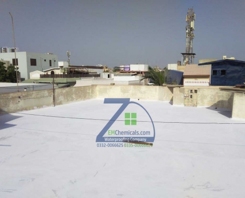 Roof Heat and Waterproofing at PECHS Karachi