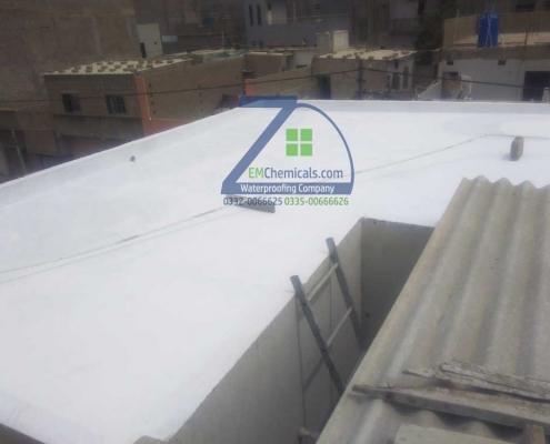 Elestomeric Roof Heat and Waterproofing services in Korangi
