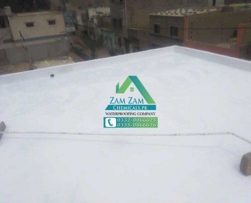 Elestomeric Roof Heat and Waterproofing services in Korangi