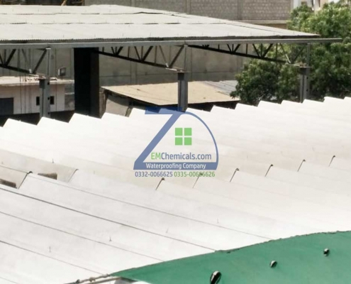 roof heat proofing at asbestos ac sheets in SITE area karachi