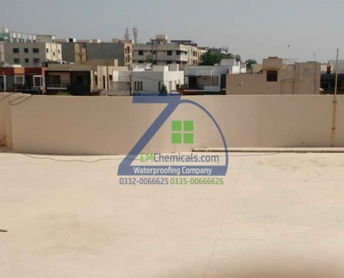 Roof Heat Proofing Treatment at Khayaban-e-Rahat DHA