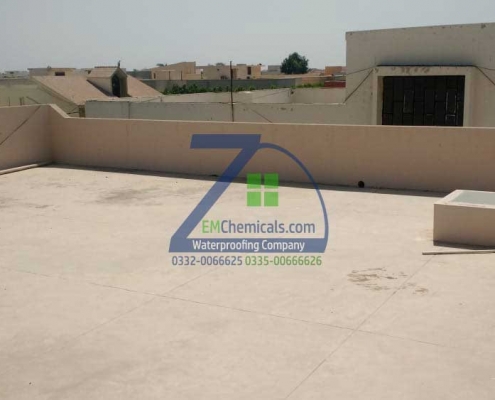 Roof Heat Proofing Treatment at Khayaban-e-Rahat DHA