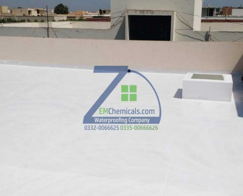 Roof Heat Proofing Treatment at Khayaban-e-Rahat DHA