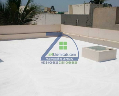 Roof Heat Proofing Treatment at Khayaban-e-Rahat DHA