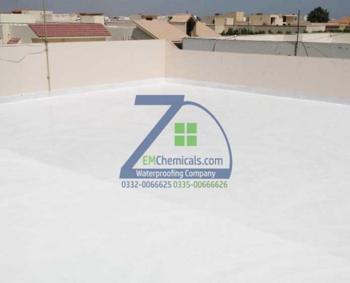 Roof Heat Proofing Treatment at Khayaban-e-Rahat DHA