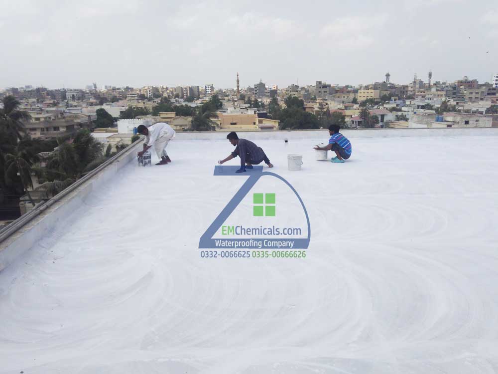Roof Heat Proofing Done at DHA Phase 1 Indus Automobiles