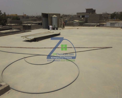 Roof Heat Proofing Treatment done in Surjani Town