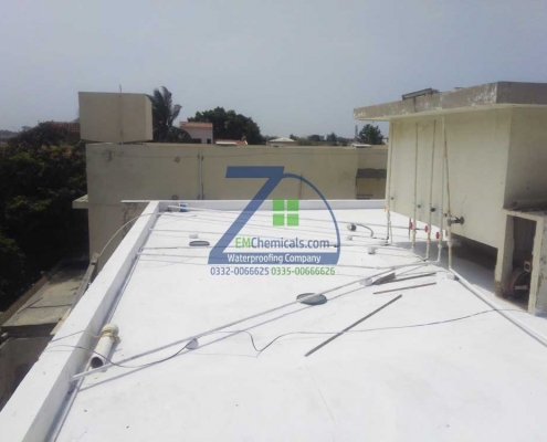 Roof Waterproofing and Heat Proofing done at DHA Phase 5