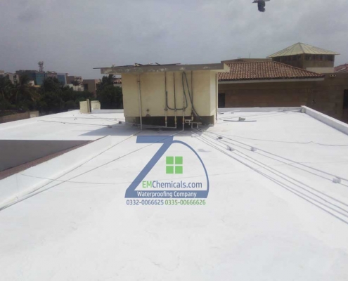 Roof Waterproofing and Heat Proofing done at DHA Phase 5