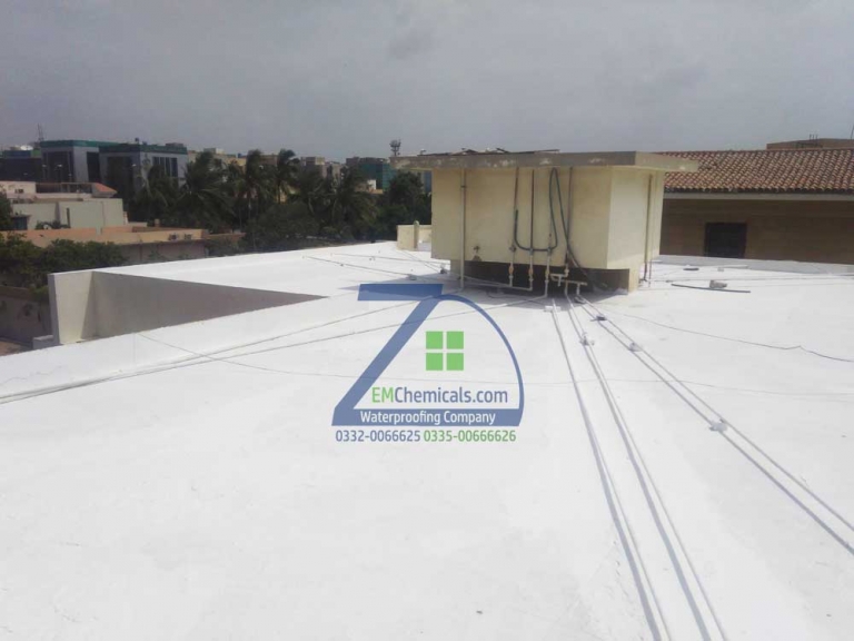 Roof Waterproofing and Heat Proofing done at DHA Phase 5