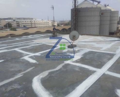 Roof Heat and Waterproofing Treatment at Korangi Industrial area