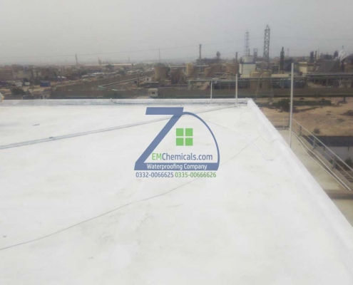 Roof Heat and Waterproofing Treatment at Korangi Industrial area