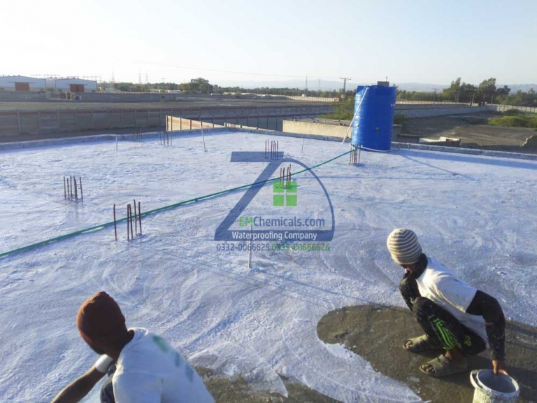 Roof Heat and Waterproofing Done at Turbat Balochistan