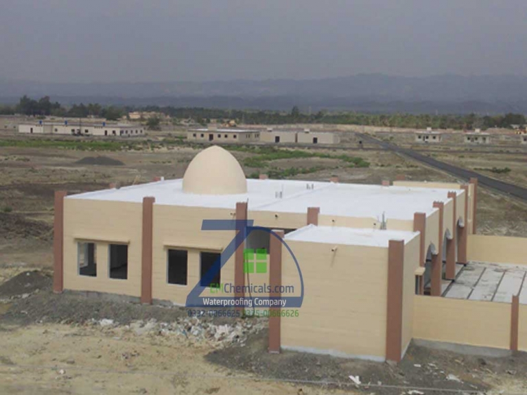 Roof Heat and Waterproofing Done at Masjid in Turbat Balochistan