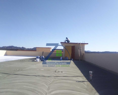 Roof Leakage and Roof Heat Solution on Building 4 Turbat City Baluchistan