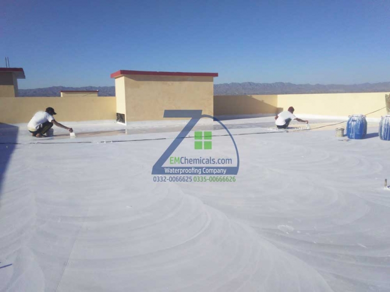 Roof Leakage and Roof Heat Solution on Building 4 Turbat City Baluchistan