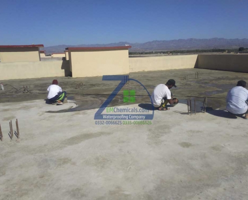 Roof Leakage and Roof Heat Solution on Building 6 Turbat City Baluchistan