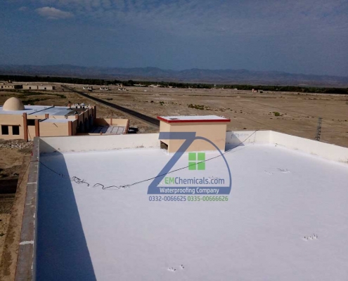 roof leakage and roof heat proofing treatment at turbat city baluchistan