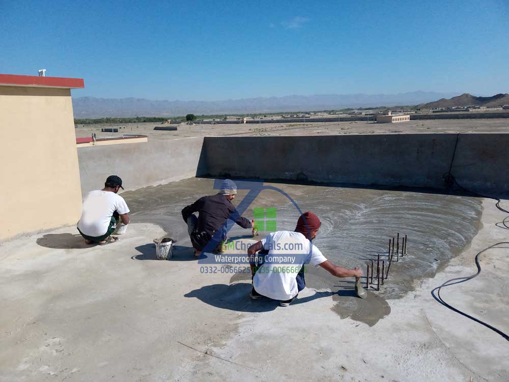 Roof Leakage and Roof Heat Solution on building 5 Turbat City Baluchistan