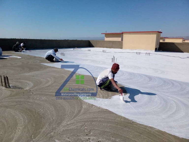 Roof Leakage and Roof Heat Solution on building 5 Turbat City Baluchistan