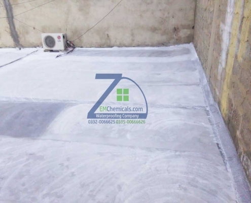 Roof Heat and Waterproofing Treatment with Membrane done at Gulistan-e-Jauher