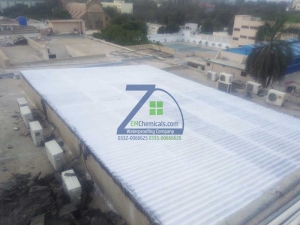 asbestos ac sheets roof heat and waterproofing treatment