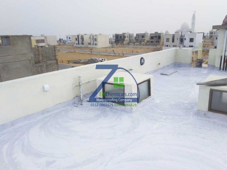 Roof Heat and Waterproofing Done in Ali Block Bahria Town, Karachi