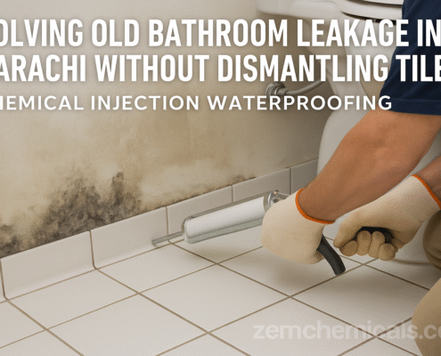 Solving Old Bathroom Leakage in Karachi Without Dismantling Tiles