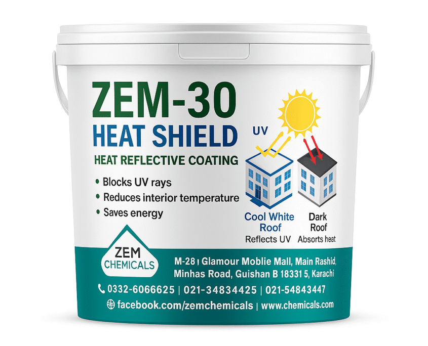 ZEM-30 Heat Shield Roof Cooling Paint